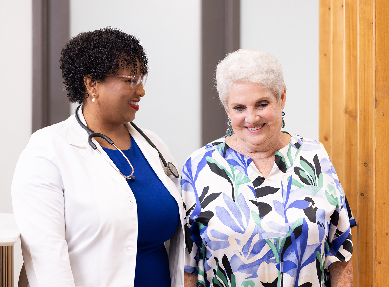 Dr. Neil and patient